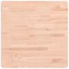 vidaXL Table Top 60x60x4 cm Square Solid Wood Beech