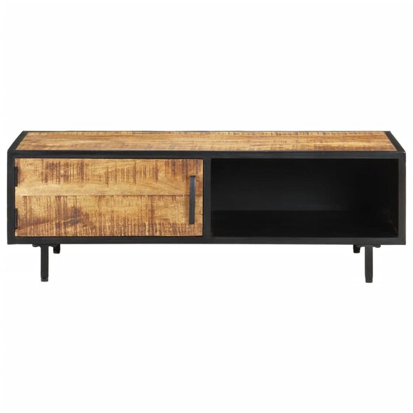 vidaXL Coffee Table 105x50x35 cm Rough Mango Wood