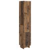 vidaXL Cabinet Set 2 pcs Old Wood 33 x 34.5 x 90 cm Engineered Wood