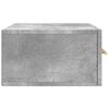 vidaXL Wall-mounted Bedside Cabinets 2 pcs Concrete Grey 35x35x20 cm