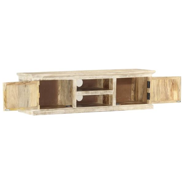 vidaXL TV Cabinet 130x30x36 cm Solid Mango Wood
