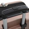 vidaXL Suitcase Folding Rose gold 50 x 30 x 76 cm ABS Plastic