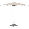 vidaXL Parasol Base Dark Grey Wood look 45 x 45 x 31.5 cm