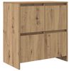 vidaXL Sideboard 2 pcs Artisan Oak 70 x 41 x 75 cm Engineered Wood
