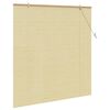 vidaXL Roller Blind with Curtains Manual Nature 150 x 160 cm Bamboo