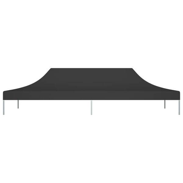 vidaXL Party Tent Roof 6x3 m Black 270 g/m&sup2;