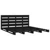 vidaXL Bed Frame without Mattress Black Solid Wood Pine Small Double