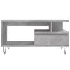 vidaXL Coffee Table Concrete Grey 90x49x45 cm Engineered Wood
