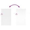 vidaXL Window Blind with Curtains Manual White Aluminium
