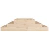 vidaXL Planter 110x110x27 cm Solid Wood Pine