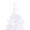 vidaXL Corner Artificial Christmas Tree White 150 cm PVC