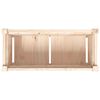 vidaXL Garden Planter with Legs 70x31x70 cm Solid Wood Pine