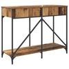 vidaXL Console Table Old Wood 100 x 39 x 78.5 cm Engineered Wood