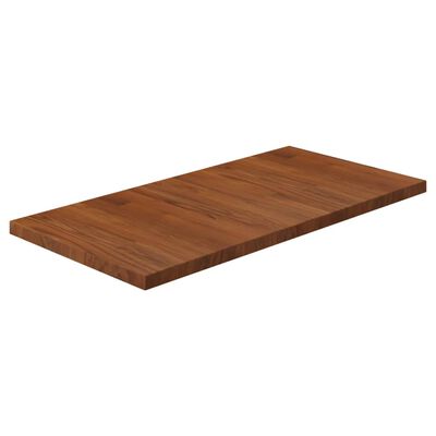 vidaXL Bathroom Countertop Dark Brown 80x40x2.5cm Treated Solid Wood