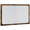 vidaXL LED Bathroom Mirror Sonoma Oak 60x8.5x38 cm Engineered Wood