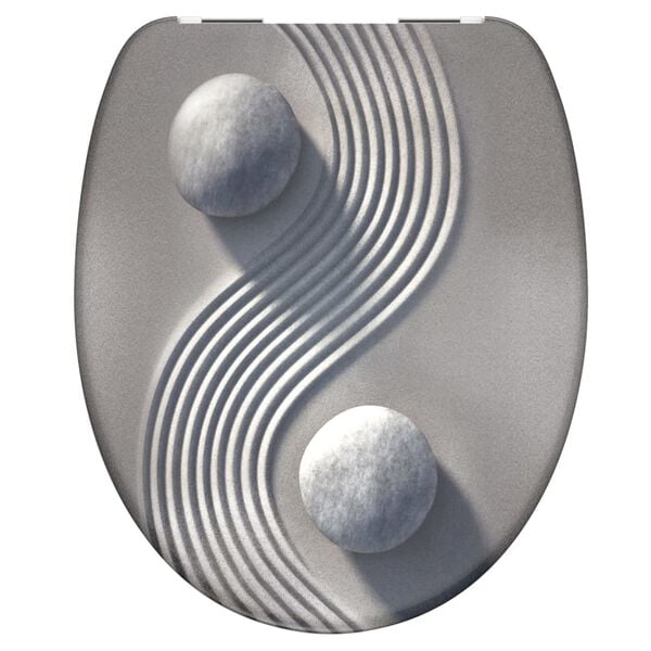 SCH&Uuml;TTE Toilet Seat with Soft-Close YIN & YANG