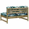 vidaXL Middle Sofa 120x80 cm Impregnated Wood Pine