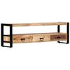 vidaXL TV Cabinet 150x30x45 cm Solid Mango Wood