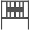 vidaXL Headboard Grey 96x4x100 cm Solid Wood Pine