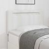 vidaXL LED Headboard White 100 cm Faux Leather