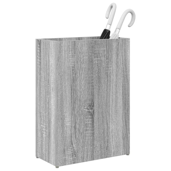 vidaXL Umbrella Stand Grey Sonoma 40 x 20 x 55.5 cm Engineered Wood