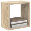 vidaXL Wall Cube Shelves 6 pcs White and Sonoma Oak 26x15x26 cm