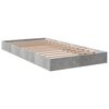 vidaXL Bed Frame without Mattress Concrete Grey 100x200 cm