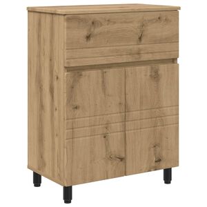 vidaXL Bathroom Vanity Unit Artisan Oak 60 x 35 x 80 cm