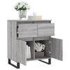 vidaXL Sideboard Grey Sonoma 60x35x70 cm Engineered Wood