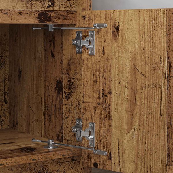 vidaXL Pull Rod Hinge 439 pcs Silver Iron