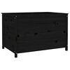 vidaXL Garden Raised Bed Black 119.5x82.5x78 cm Solid Wood Pine