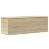 vidaXL Storage Box Sonoma Oak 102x35x35 cm Engineered Wood