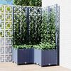 vidaXL Garden Blue Grey 80 x 80 x 136 cm