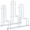 vidaXL Bicycle Stand for 3 Bikes Floor Freestanding Galvanised Steel