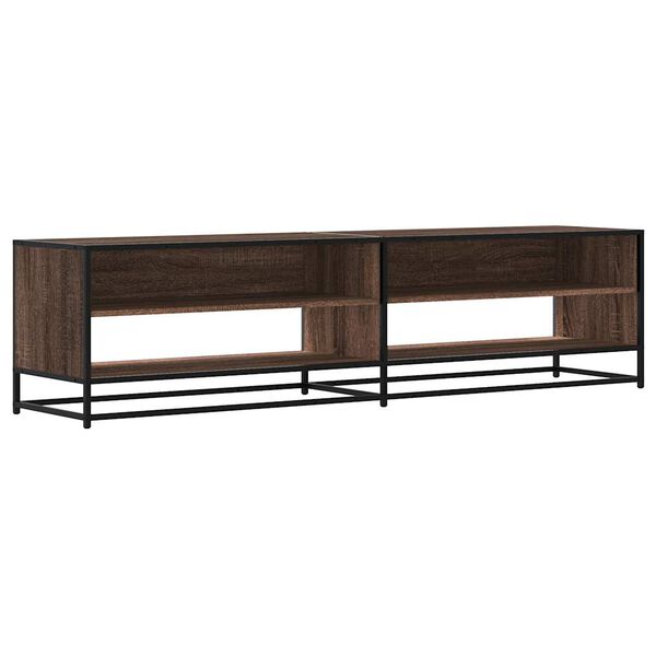 vidaXL TV Cabinet Brown Oak 180.5x40x46 cm Engineered Wood