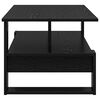 vidaXL Coffee Table Black Oak 90 x 50 x 40 cm Engineered Wood