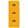 vidaXL File Cabinet with Drawer Mustard Yellow 44 x 50 x 106.5 cm