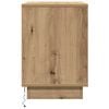 vidaXL Bedside Cabinet Artisan Oak 50 x 34.5 x 50 cm Engineered wood