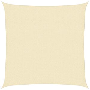 vidaXL Sunshade Sail HDPE Square 2x2 m Cream