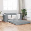 vidaXL Folding Sofa Bed Light Grey 148 x 71 x 83 cm Fabric
