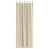 vidaXL Blackout Curtains 2 pcs Cream 140 x 245 cm Velvet