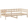 vidaXL Day Bed with Roof without Mattress 90x200 cm Solid Wood