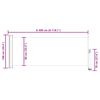 vidaXL Patio Retractable Side Awning 100x300 cm Red