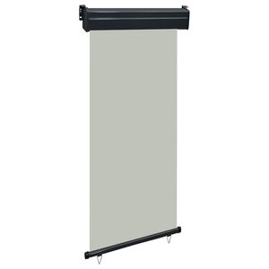 vidaXL Balcony Side Awning 105x250 cm Grey