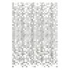 EISL Shower Curtain with Grey Mosaic 200x180x0.2 cm