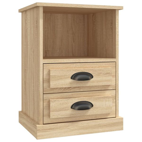 vidaXL Bedside Cabinet Sonoma Oak 43x36x60 cm
