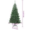 vidaXL Christmas Tree with 150 LEDs with Stand Green 120 cm PVC