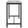 vidaXL Table Grey Sonoma 100 x 50 x 76.5 cm Engineered Wood and Steel