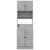vidaXL Kitchen Cabinet Concrete Grey 60x50x180 cm Engineered Wood