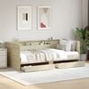 vidaXL Daybed with Drawers without Mattress Sonoma Oak 75x190 cm Small Single